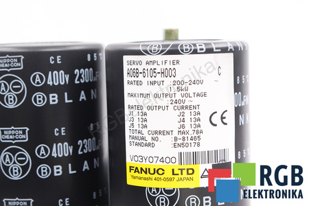 A06B-6105-H003 FANUC SERVO AMPLIFIER MODULE
