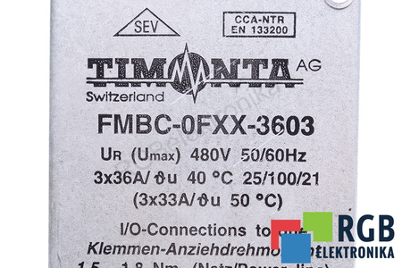 FMBC-0FXX-3603 TIMONTA FILTRAS