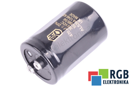 KONDENSATORIUS ALS20A1246 BHC COMPONENTS LTD 470UF, 385V KONDENSATORIUS