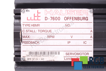 HBMR92C4-44S HAUSER STATORIAUS