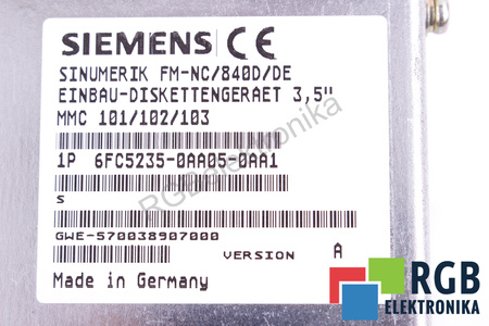6FC5235-0AA05-0AA1 SIEMENS SINUMERIK