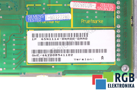 6SN1114-0NA00-0AA0 SIEMENS VERSION A SIMODRIVE 611 DALIMS