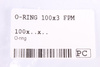 100X3 FPM ORING ŽIEDO PLOMBA