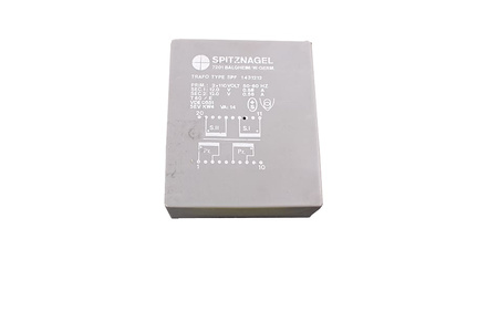 SPF1431212 SPITZNAGEL PRIM. 110V 50-60HZ SEC. 12V 0.58A TRANSFORMATORIUS