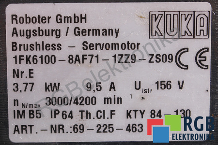 1FK6100-8AF71-1ZZ9-Z KUKA Z:S09 69-225-463