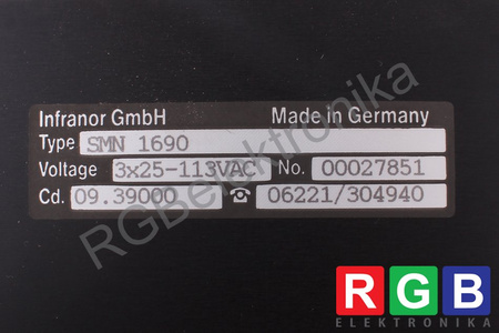 3X25-113VAC INFRANOR SMN 1690
