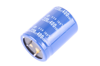 KONDENSATORIUS 220UF 400V HITACHI HVR KONDENSATORIUS