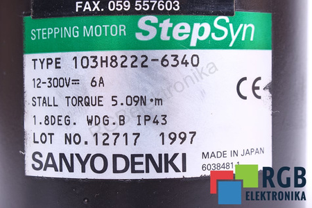 103H8222-6340 SANYO DENKI