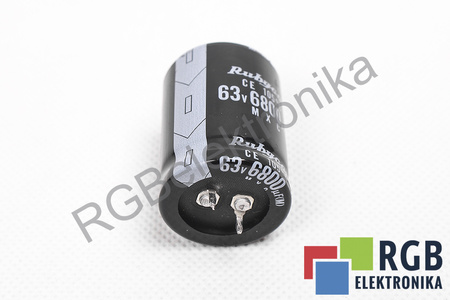 KONDENSATORIUS MXC RUBYCON 6800UF, 63VDC KONDENSATORIUS