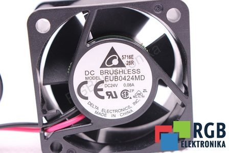 EUB0424MD DELTA 40X40X20MM, 24V VENTILIATORIUS