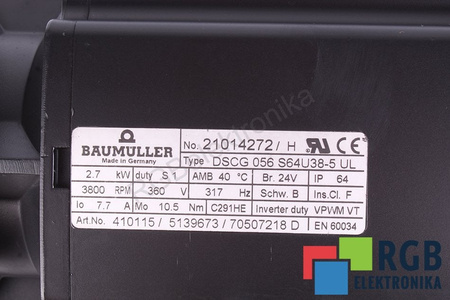 DSCG056S64U38-5UL BAUMÜLLER 2.7KW