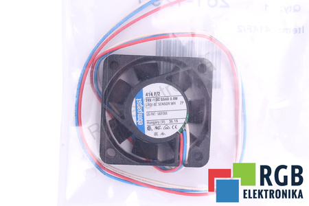 414F/2 EBM PAPST 40X40X10MM, 24V, 0.033A VENTILIATORIUS