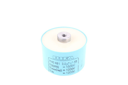 KONDENSATORIUS PHG491 RIFA 2UF, 1500V KONDENSATORIUS
