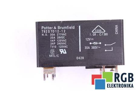 T92S7D12-12 POTTER&BRUMFIELD ESTAFETĖ