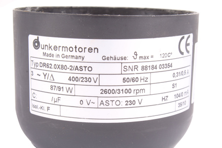 DR62.0X80-2 DUNKERMOTOREN FAN SARGYBINIS