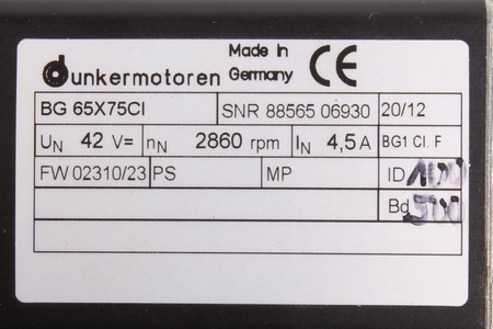 BG65X75CI DUNKERMOTOREN