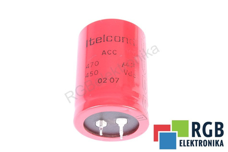 KONDENSATORIUS 470UF 450V ITELCOND