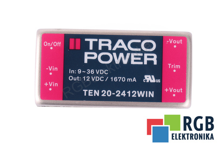 TEN20-2412WIN TRACO POWER SROVĖS TRANSFORMATORIUS