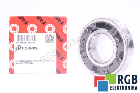 6207-C-2HRS-C3 FAG 8600RPM, 35X72X17, 29.5KN, 15.4KN GUOLIS