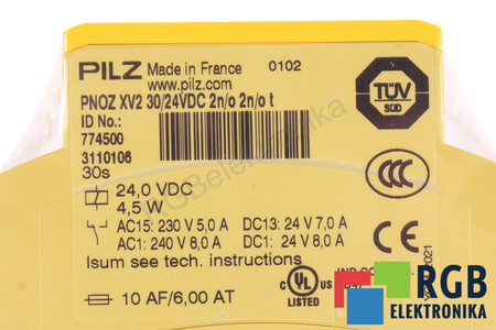PNOZ XV2 PILZ 774500 SAUGOS RELĖ