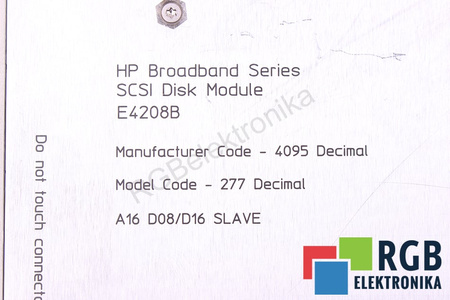 E4208B HP BROADBAND SERIES SCSI DISK MODULE