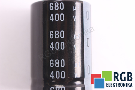 KONDENSATORIUS B1522PET NICHICON 680UF, 400VDC KONDENSATORIUS