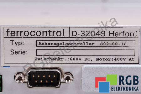 S02-00-16 FERROCONTROL ACHSREGELCONTROLLER