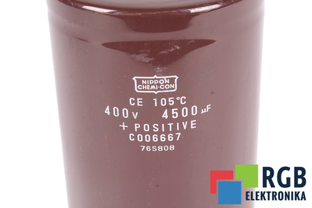 KONDENSATORIUS C006667 NIPPON 4500UF, 400V
