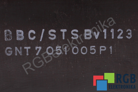 GNT7051005P1 BBC BROWN BOVERI STSBV1123 SROVĖS TRANSFORMATORIUS