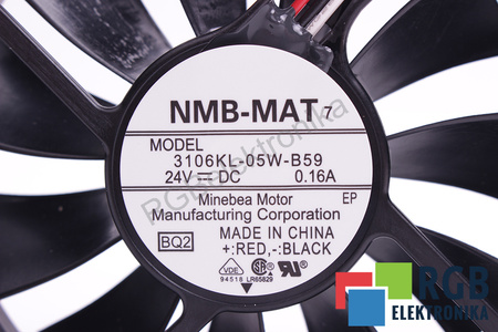 A90L-0001-0422 FANUC 3106KL-05W-B59 80X80X15, 24V VENTILIATORIUS