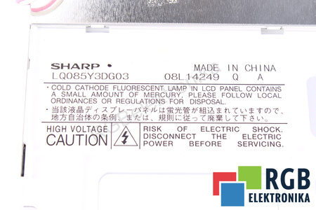 LQ085Y3DG03 SHARP 8.5" LCD MATRICA