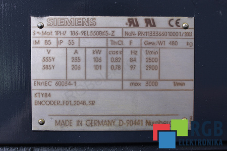 1PH7186-9EL330BK5-Z SIEMENS