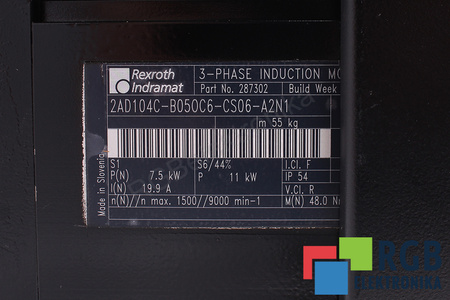 2AD104C-B05OC6-CS06-A2N1 REXROTH INDRAMAT R911287302