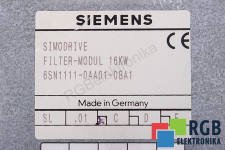 6SN1111-0AA01-0BA1 SIEMENS SIMODRIVE FILTRAS