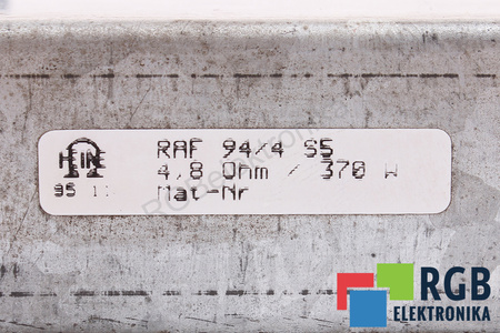 RAF94/4S5 HEINE 4.8OHM, 0.37KW STABDYMO VARŽA