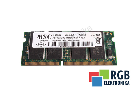 764V32C3DT4DDGX-75AJSA MSC TUTTLINGEN 256MB CL3-3-3 PC133