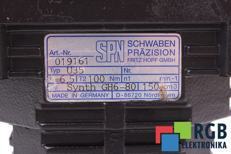 U35 SPN ART.NR. 019161 I=6.5 PAVARA