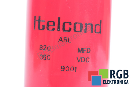 KONDENSATORIUS 20UF 350VDC ITELCOND KONDENSATORIUS