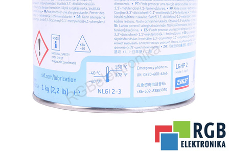 LGHP 2/1 SKF AUKŠTOS TEMPERATŪROS TEPALAS