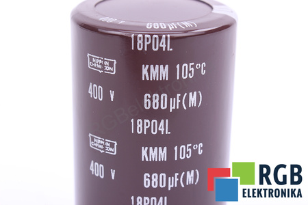 KONDENSATORIUS 18PO4L NIPPON 680UF, 400VDC