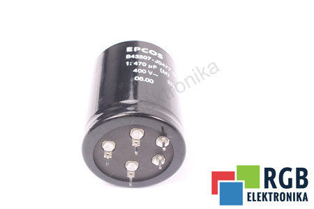 KONDENSATORIUS B43507-J0477-M EPCOS 470UF, 400VDC KONDENSATORIUS