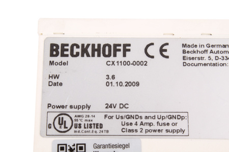 CX1100-0002 BECKHOFF