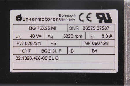 BG75X25MI DUNKERMOTOREN