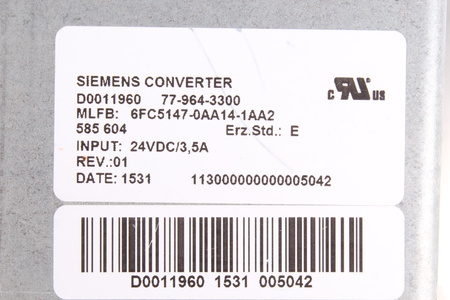 6FC5103-0AB03-1AA3 SIEMENS VERSION D SINUMERIK 840C/840CE