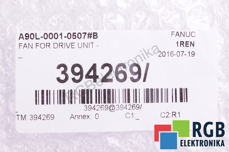 A90L-0001-0507#B FANUC 9WF0424F6D04 40X40X20MM, 24V VENTILIATORIUS