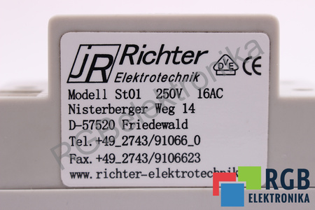 ST01 RICHTER ELEKTROTECHNIK 250V 16A LIZDAS