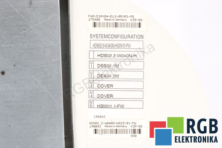 HDS02.2-W040N-HS23-01-FW REXROTH