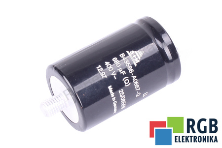 KONDENSATORIUS B43586-A0687-Q S+M 680UF, 400V KONDENSATORIUS