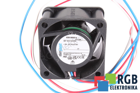 414J/2H EBM PAPST 40X40X25MM, 24V VENTILIATORIUS