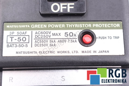 T-50 BAT3-50-5 MATSUSHITA VARIKLIO JUNGIKLIS